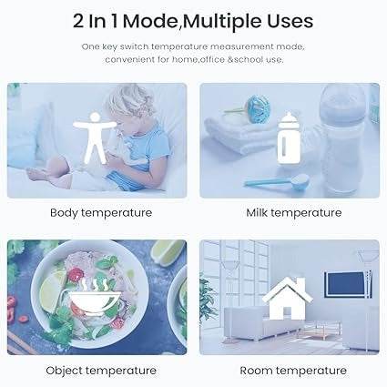 No-Touch Infrared Forehead Digital Thermometer