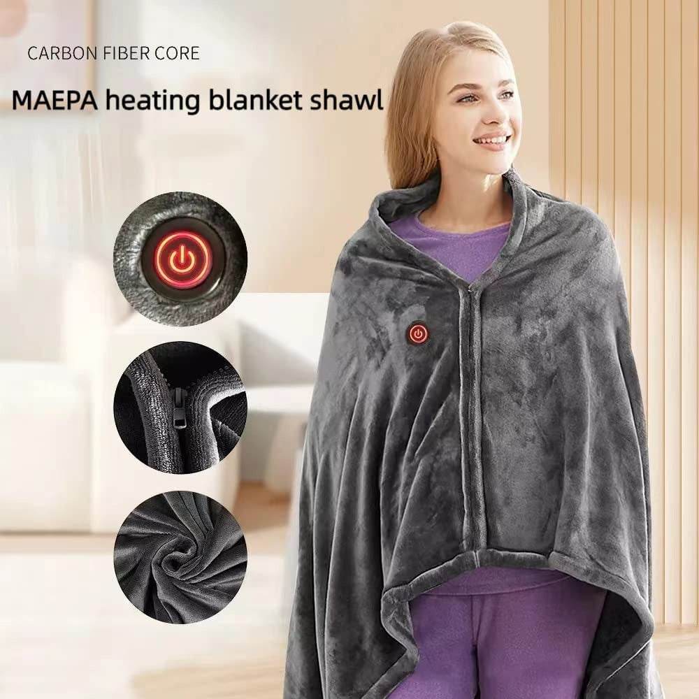 Heated Ultra Plush Huggle Blanket