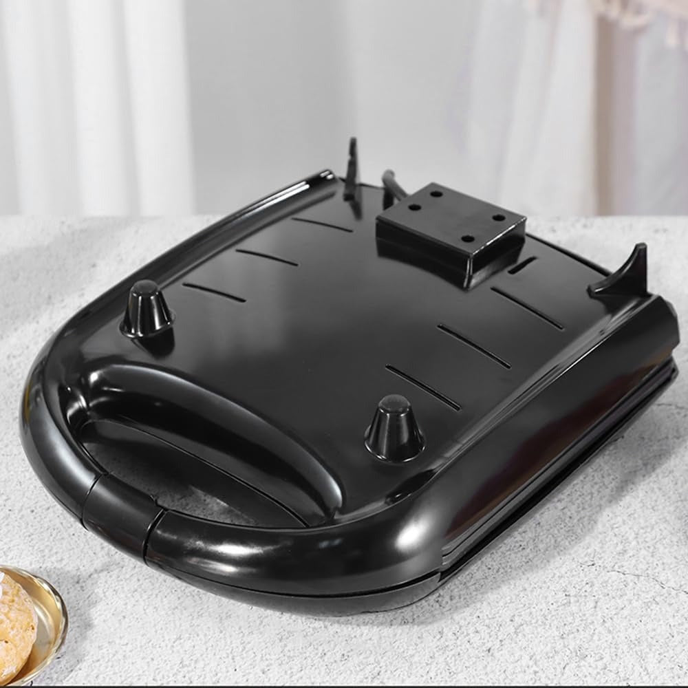 3In1 Shaped Electric Griddle, Sandwich, and Egg Maker (1400W)