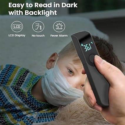 No-Touch Infrared Forehead Digital Thermometer