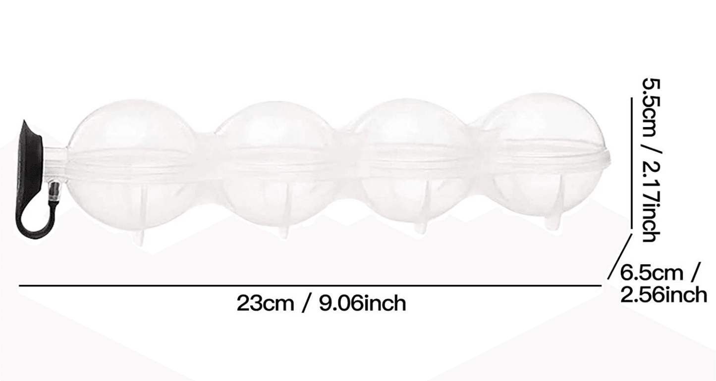 DIY 4 Holes Round Ice Ball Tray