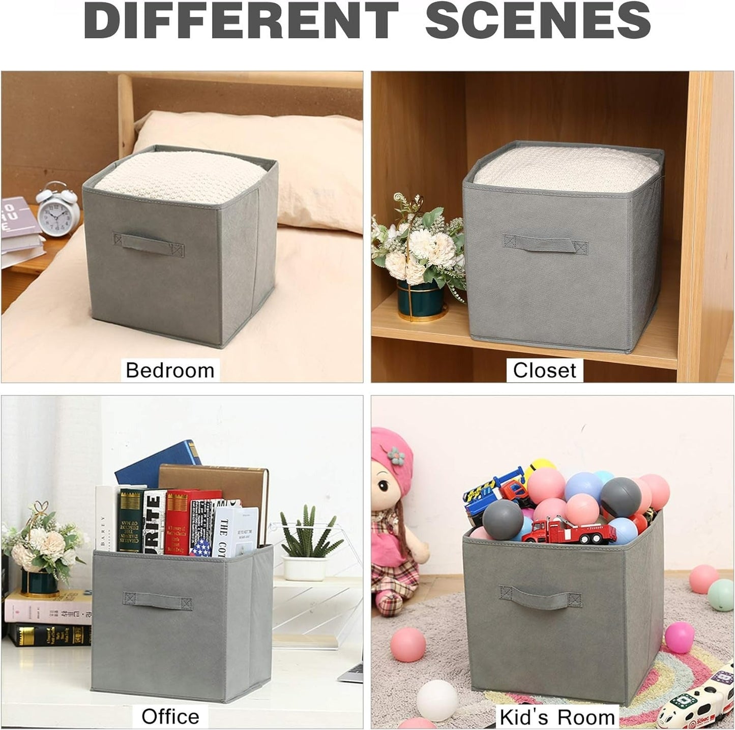 Foldable Cube Storage Bin (Each)