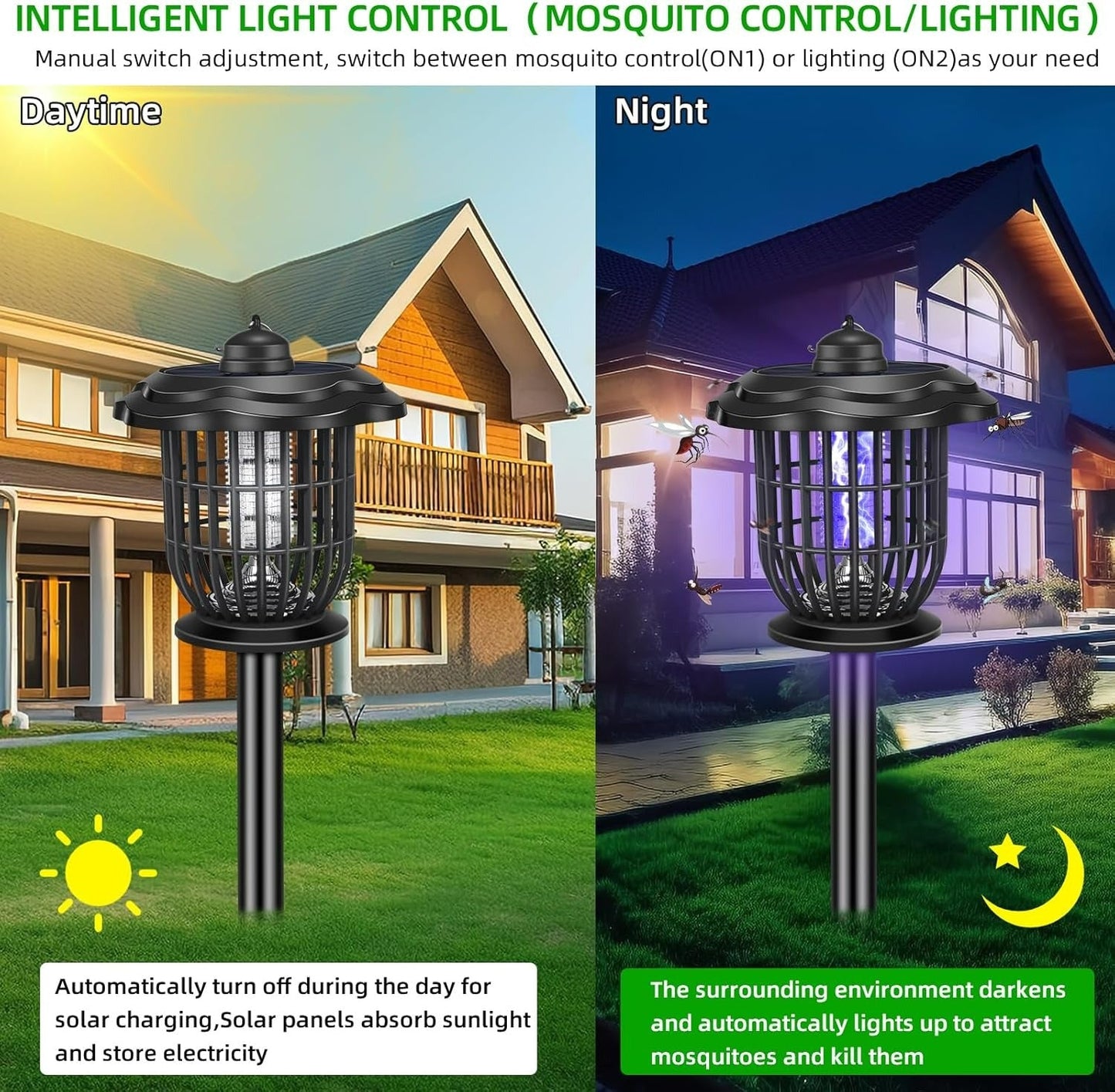 Garden Pathway Solar Mosquito Lamp (Each)