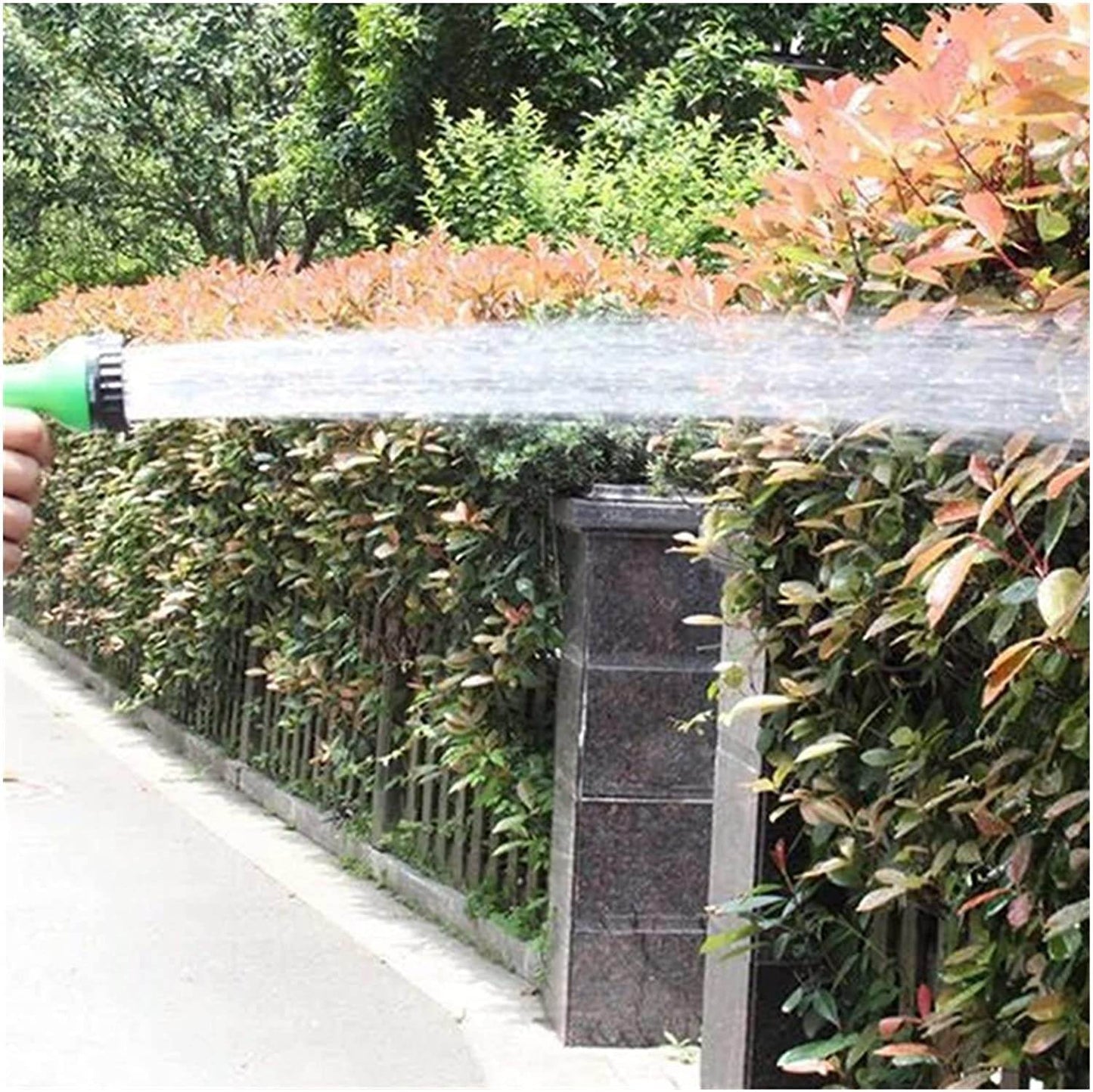 Flat Hose with Spray Gun Nozzle (15m)