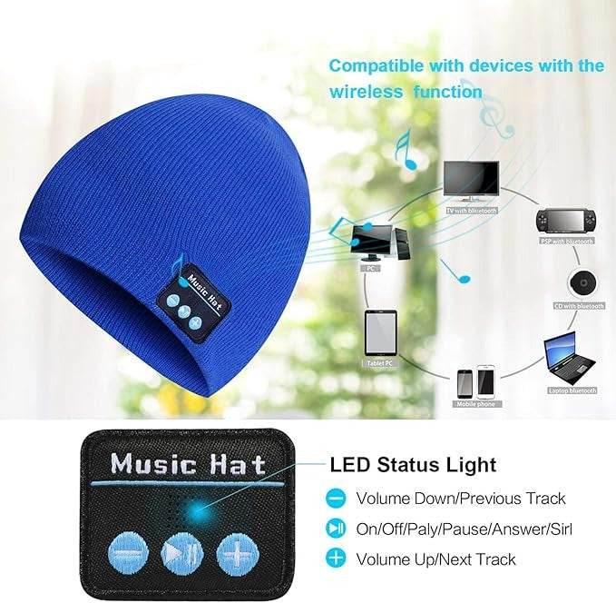 Wireless Bluetooth Beanie