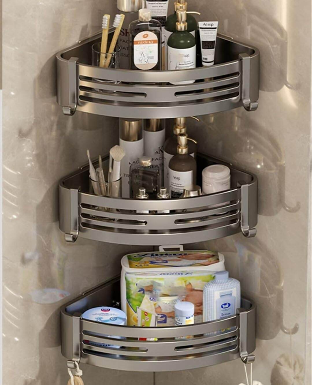 Corner Bathroom Rack (3 Tier)