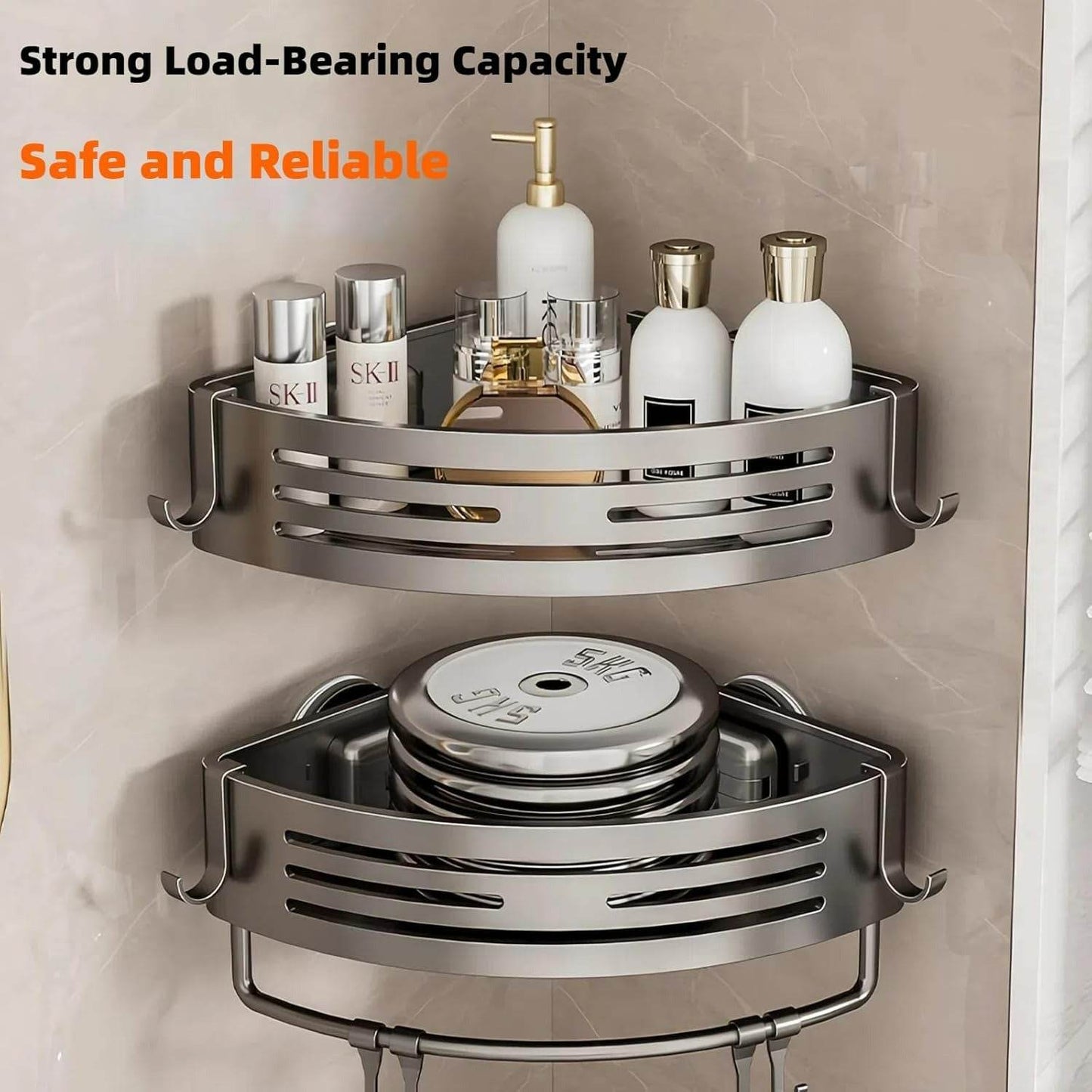 Corner Bathroom Rack (1 Tier)
