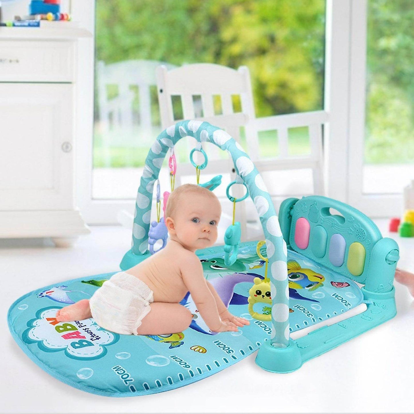 Baby Piano Fitness Play Gym With Music
