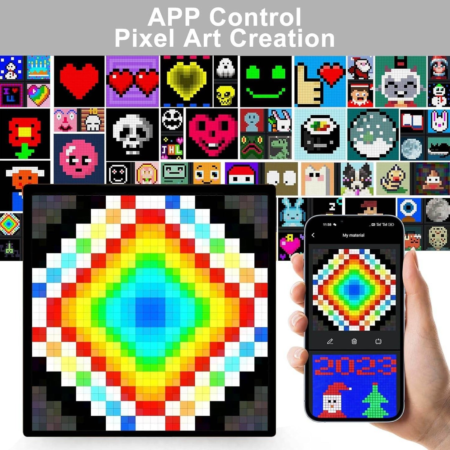 LED APP Controled Panel Display