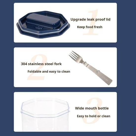 Pickle Jar With Flip Strainer