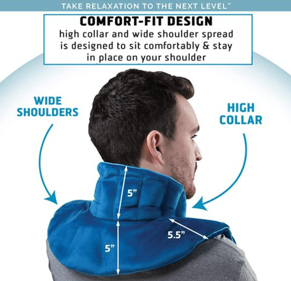 ThermaComfort Weighted Hot or Cold Neck Wrap