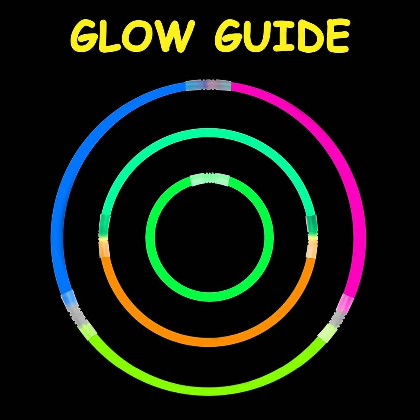 Fluorescent Glow Sticks (25 pcs)