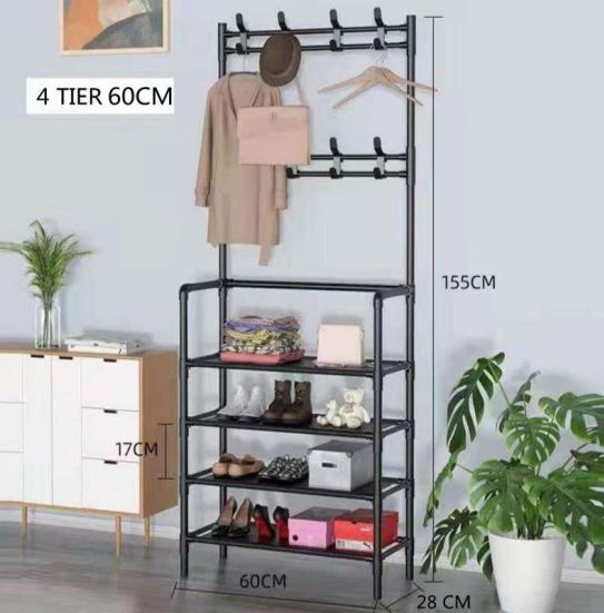 Shoe and Clothes Rack (4 Tier)