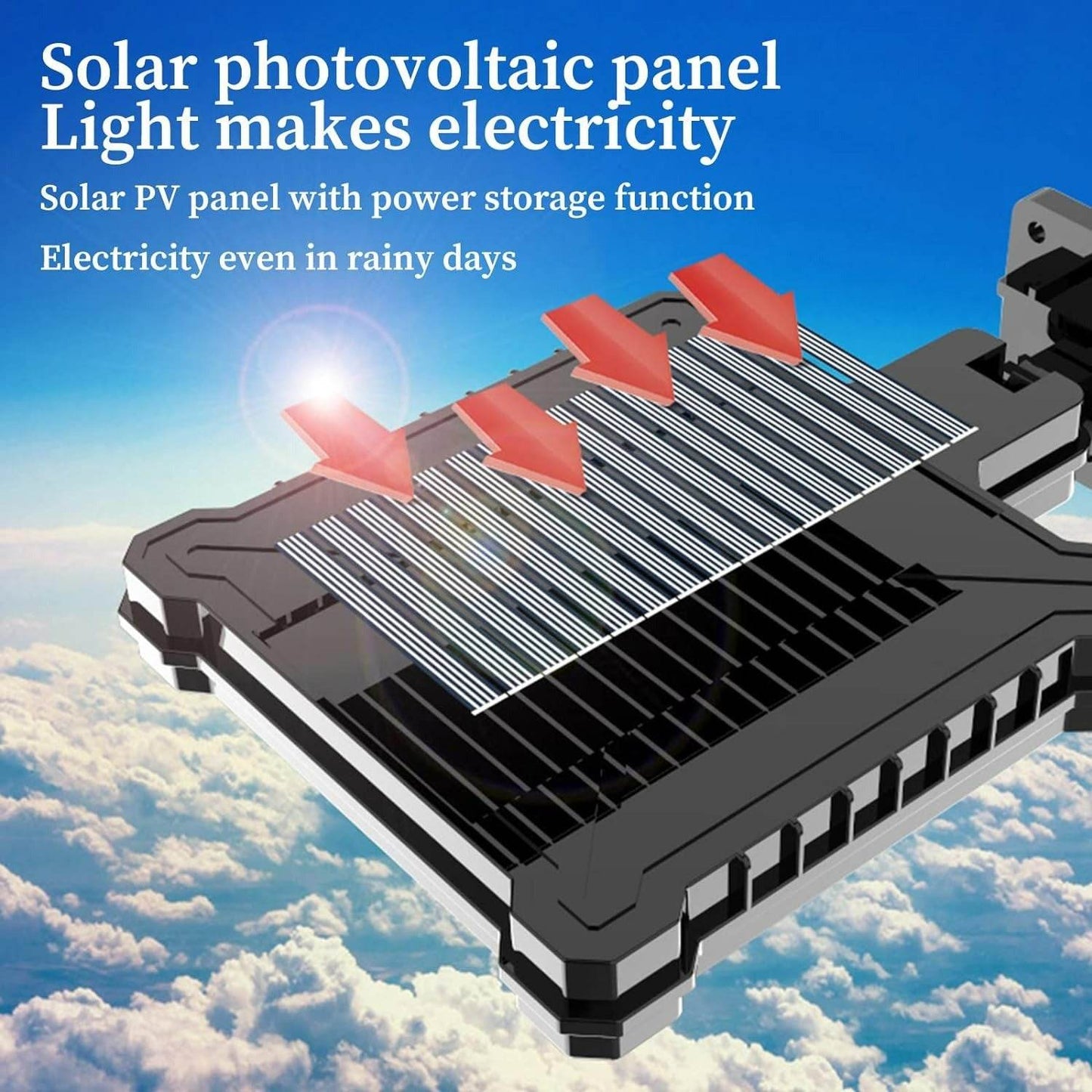 Square Motion Sensor Solar Street Lamp