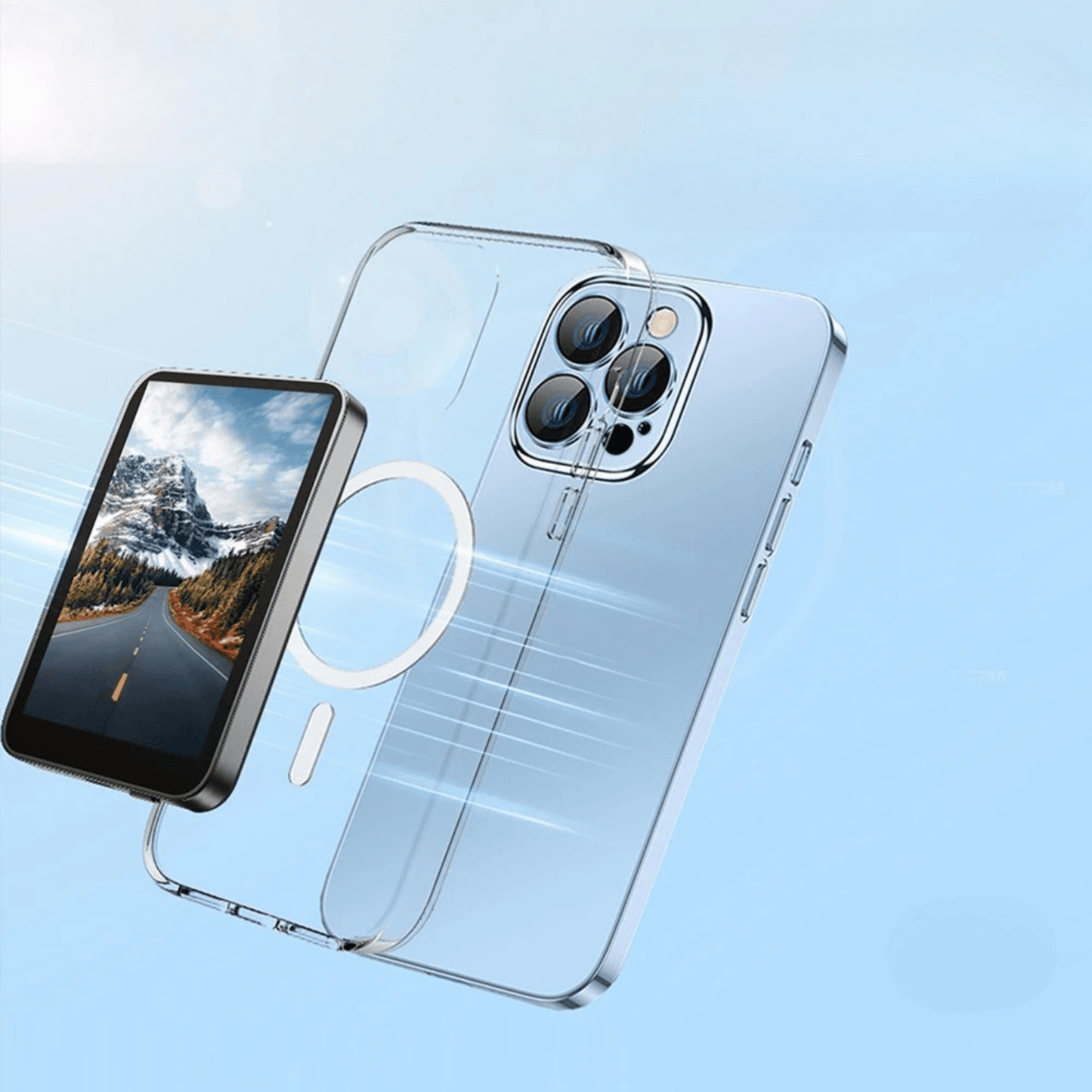 Magnetic Screen Sharing Bluetooth Selfie Screen