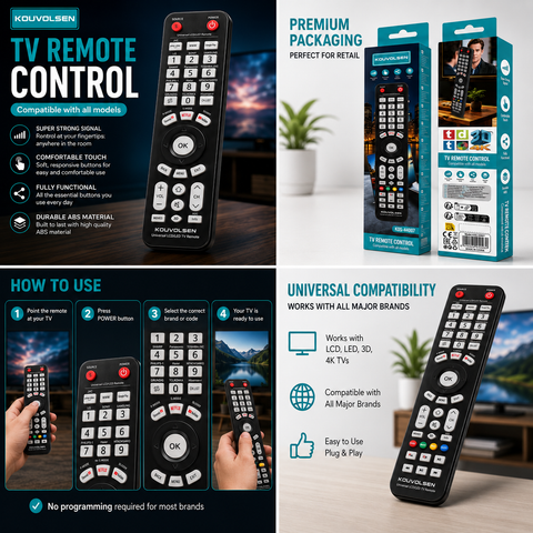 Universal LCD/LED TV Remote Control