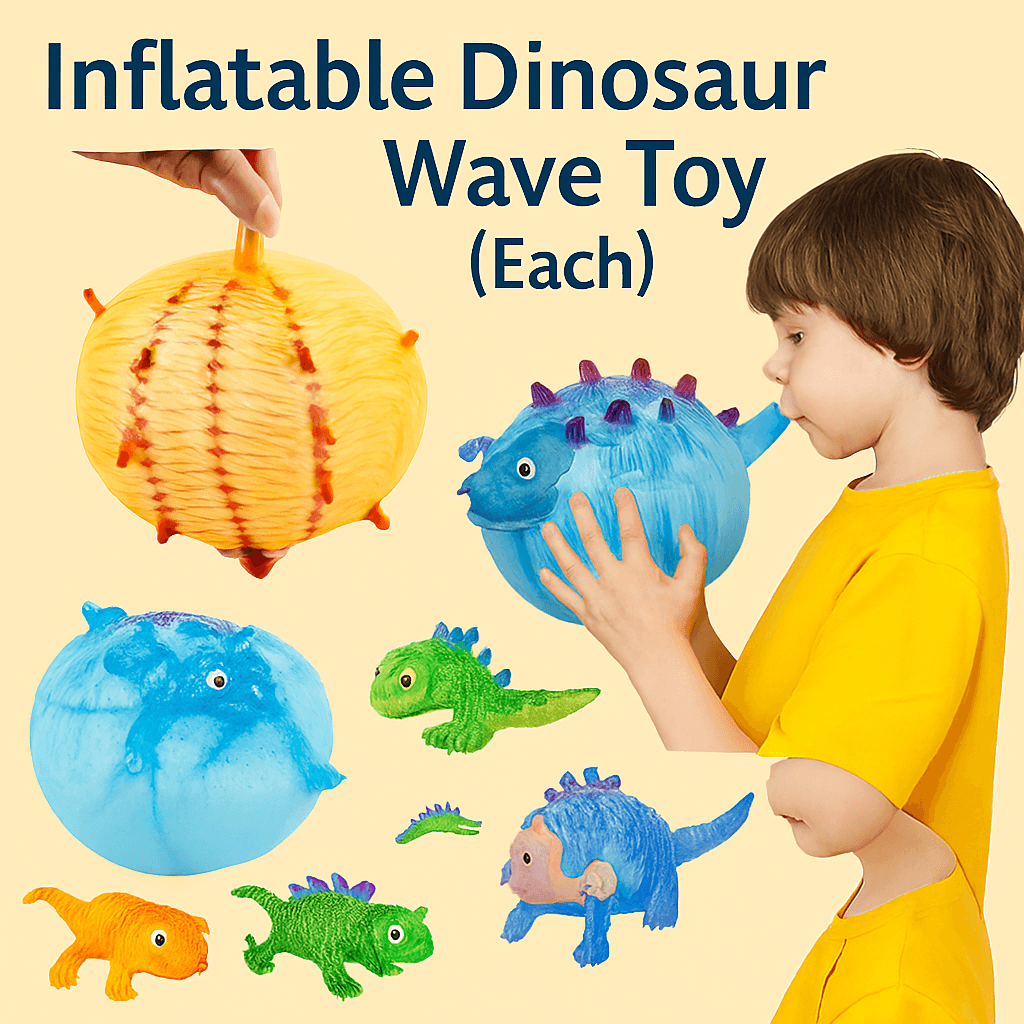 Inflatable Dinosaur Wave Toy (Each)