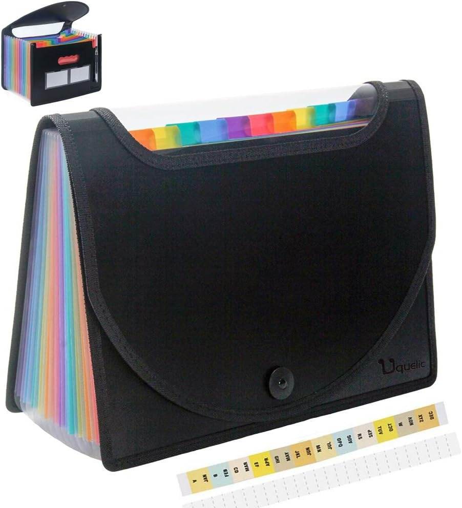 Rainbow Expandable File Organiser (A4)
