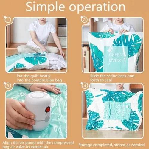 Electric Pump with Vacuum Storage Bags