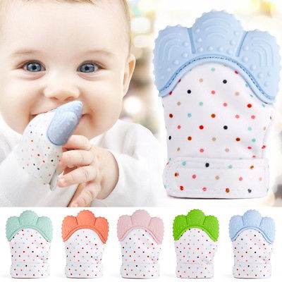Gummy Glove Teething Mitten Bear Claw Design