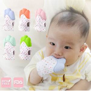 Gummy Glove Teething Mitten Bear Claw Design