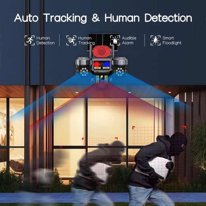 Outdoor Surveillance PTZ Camera (4G)(6MP)