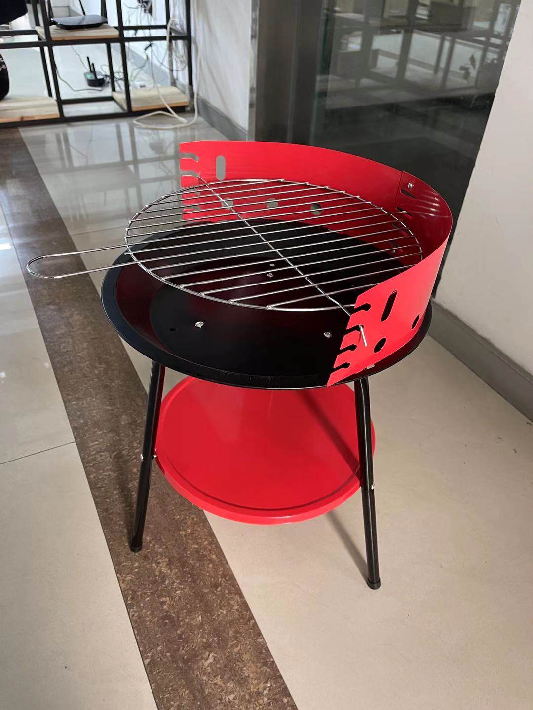 Adjustable Height BBQ Grill (14 inch)