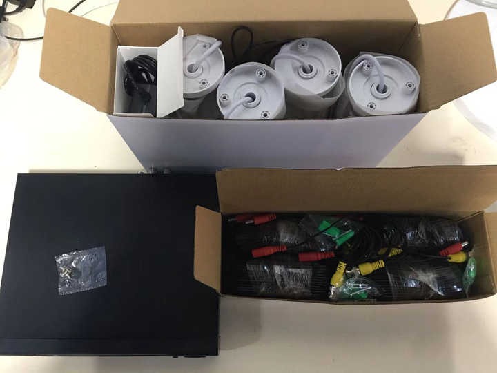 CCTV Analog Camara Kit (4 Cameras)(ICSEE APP)