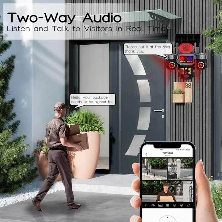 Outdoor Surveillance PTZ Camera (4G)(6MP)