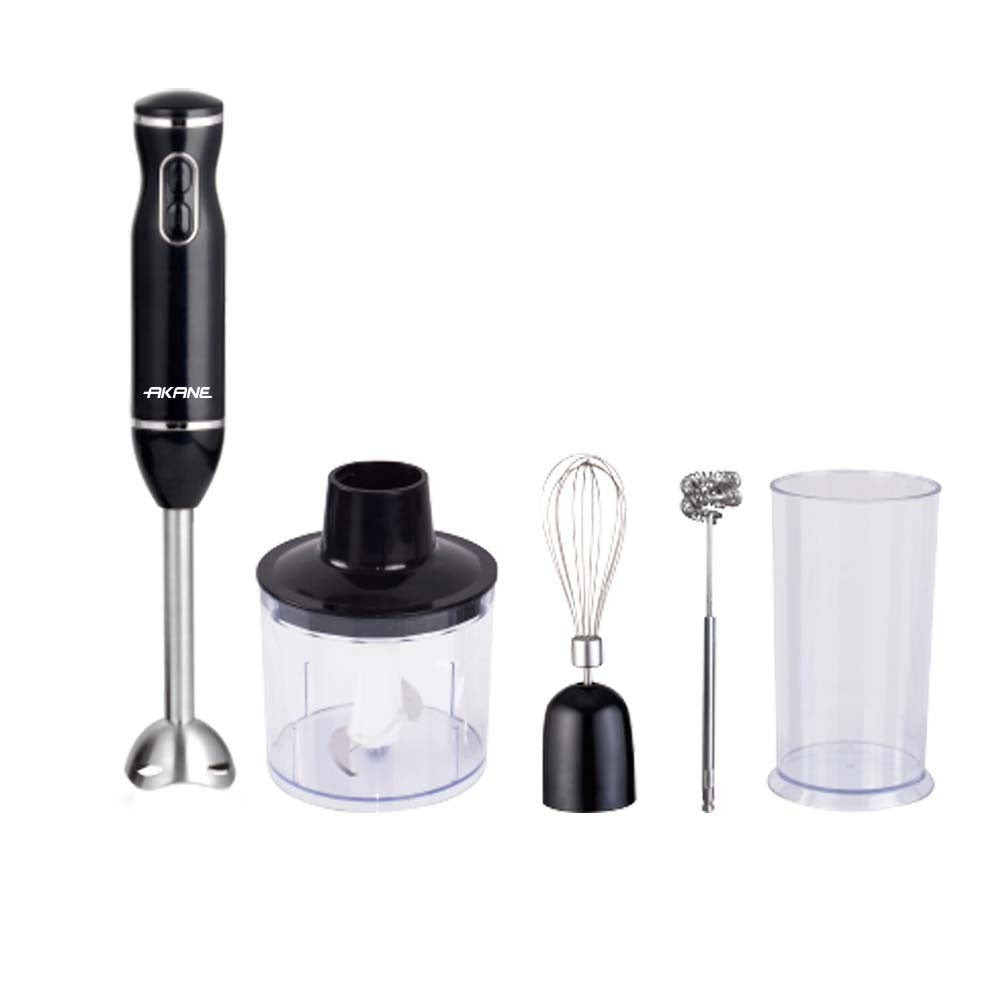 4-Blade Hand Blender Set with Accessories