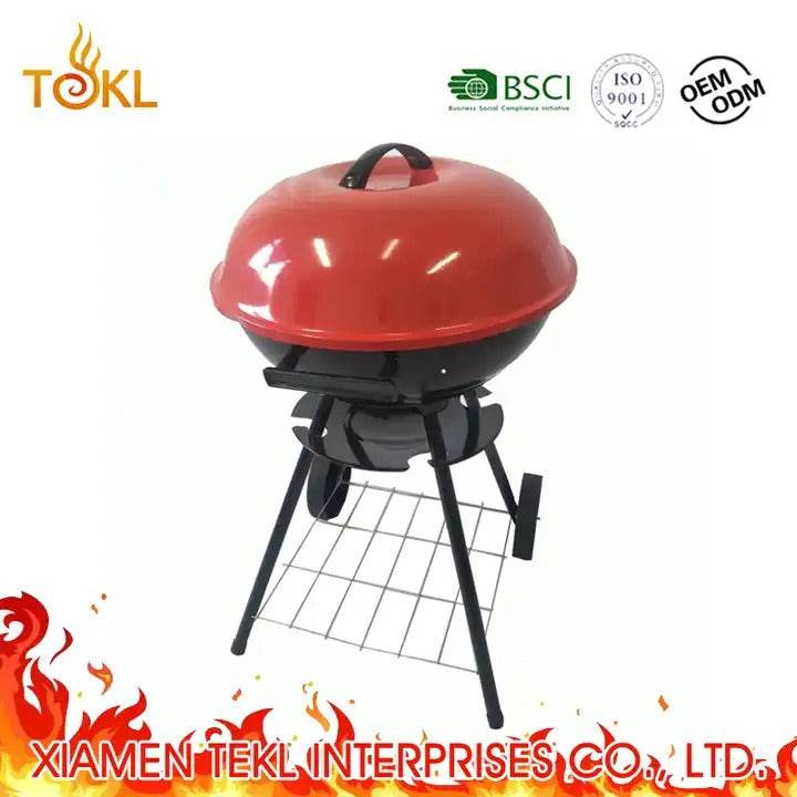 Portable Kettle Charcoal Barbecue Grill (17 Inch)
