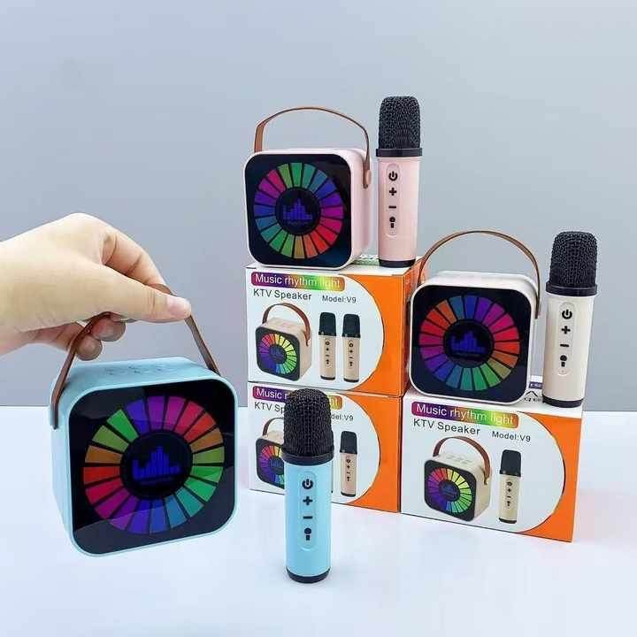 RGB Light for Bluetooth Karaoke Speaker (2 mics included)