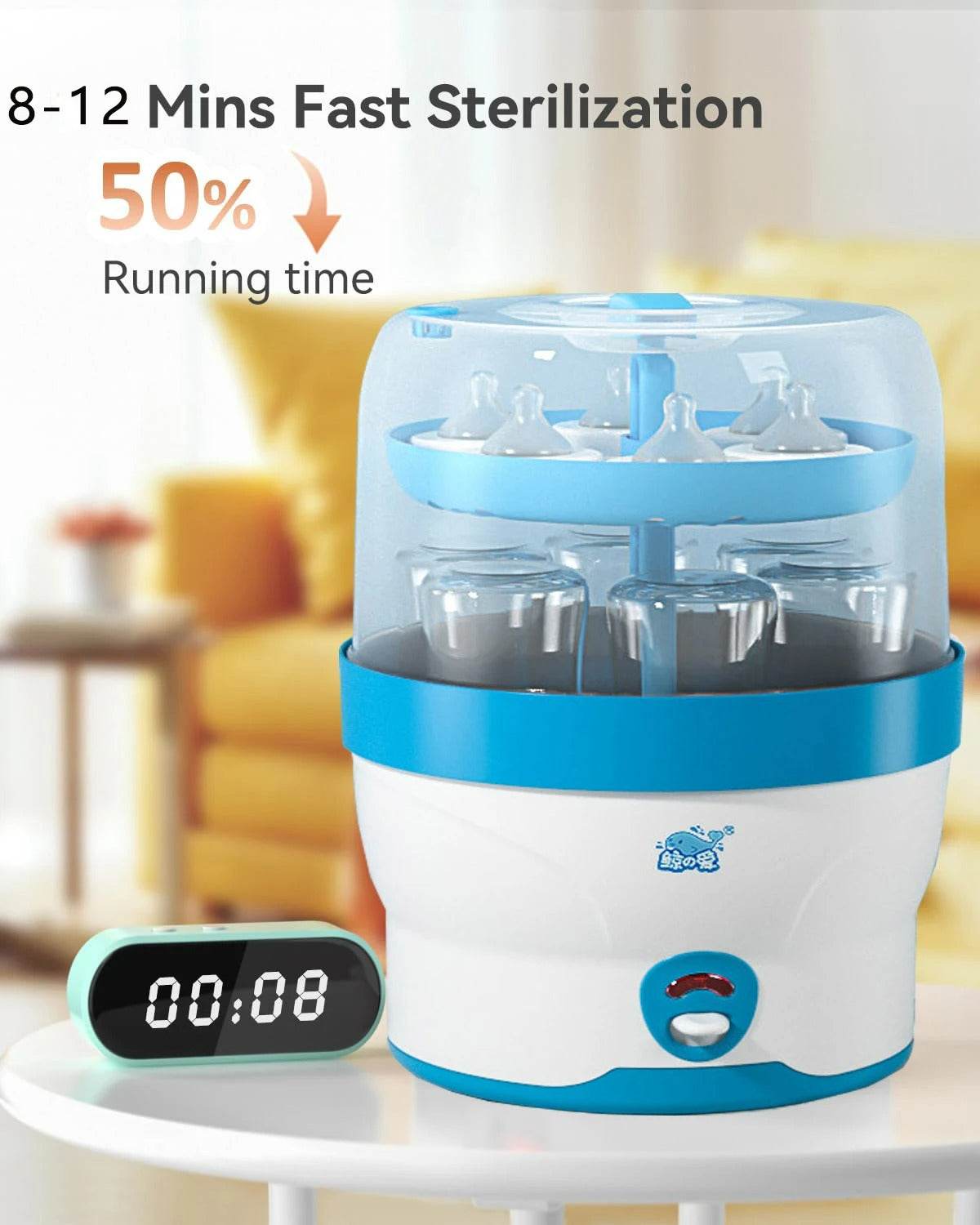 Baby Bottle Sterilizer With Dry And Storage