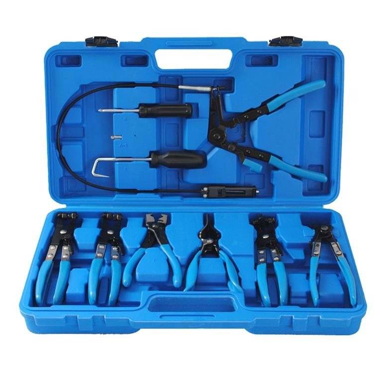 Wire Long Reach Hose Clamp Pliers Set - 9 Piece