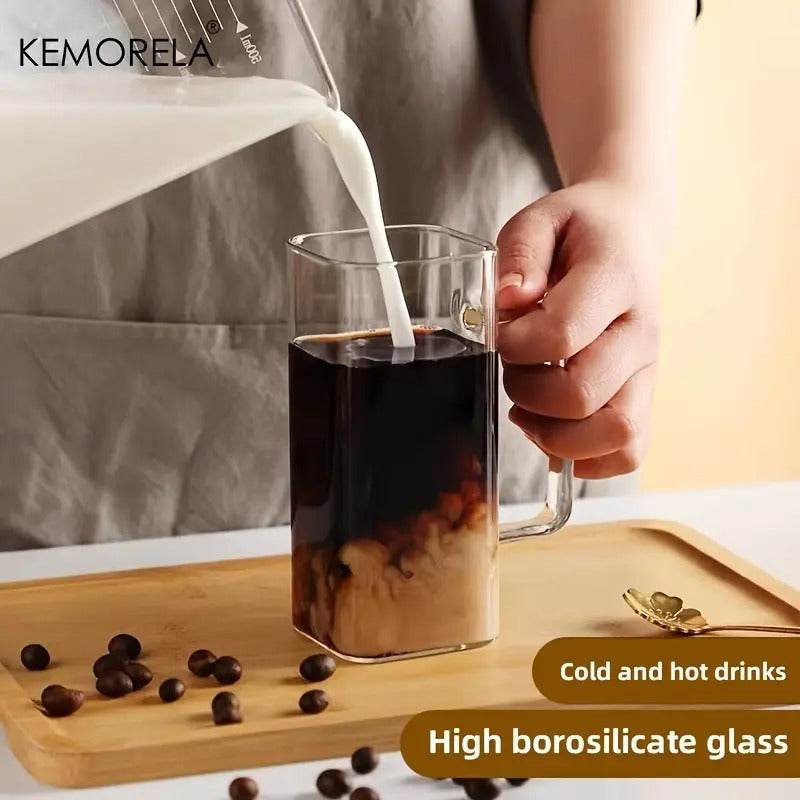 Colour-Tinted Glass Tumbler With Wooden Lid (380ml)(Each)