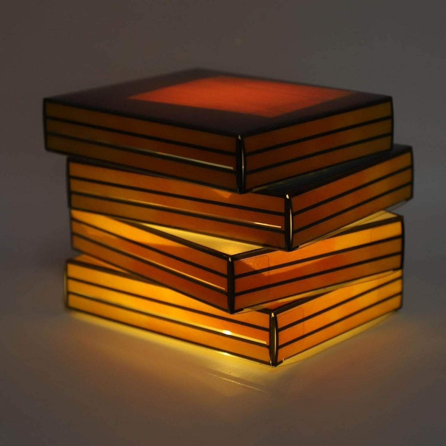 Vintage Stacked Books Lamp