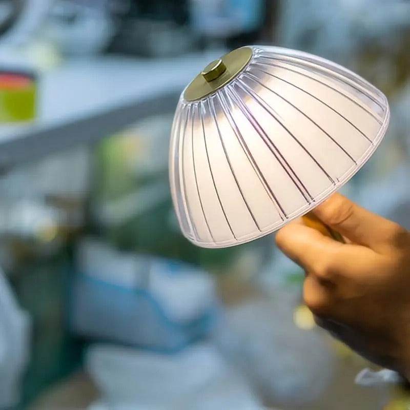 Rechargeable Vintage Metal Table Lamp (30cm x 15cm)