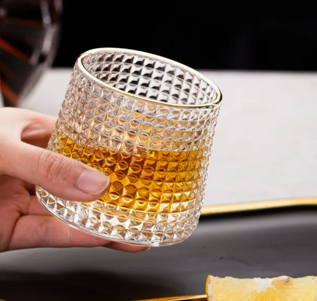 Golden Edged Dancing Glass Set (150ml)(6 pcs)
