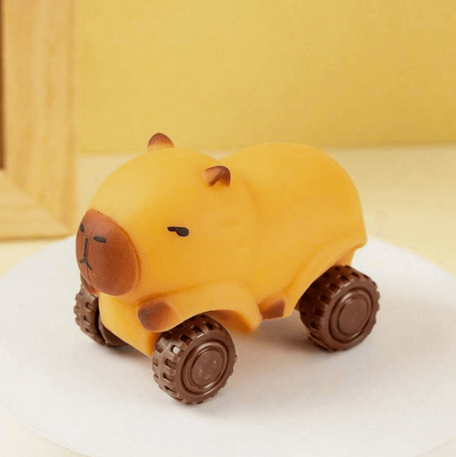 Stretchy Capybara Animal Wheeled Toy (Each)
