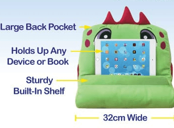 Danny The Dinosaur Padimal Pillow and Tablet Holder