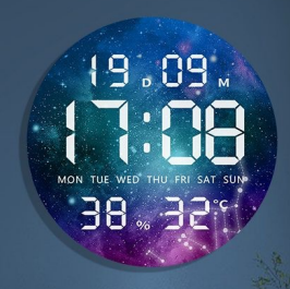 LED Digital Wall Clock (24.5 cm)