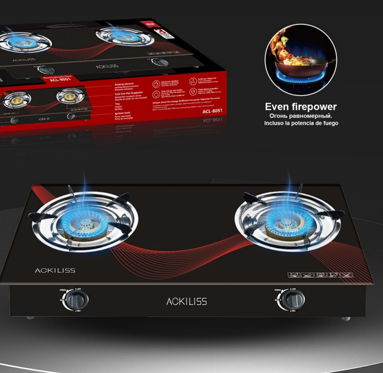 Double Burners Gas Stove (Ackiliss)