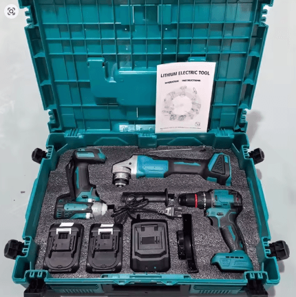 All-in-One Lithium Power Tool Kit (2 batteries) - DMC Wholesale