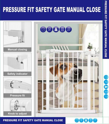 Baby Safety Gate (72x5x83.5 cm)
