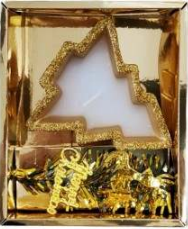 Mini Christmas Tree Unscented Tealights Set (10x12x4cm)