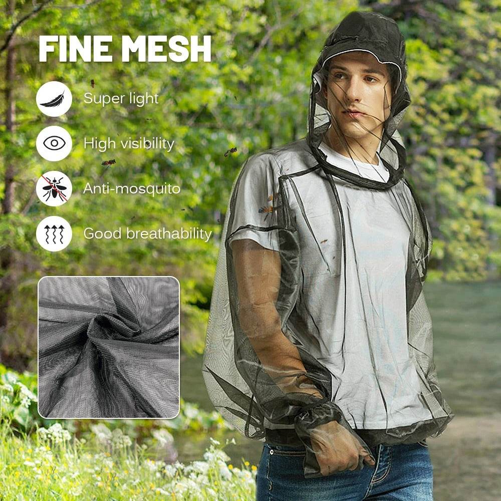Outdoor Hooded Bug Jacket