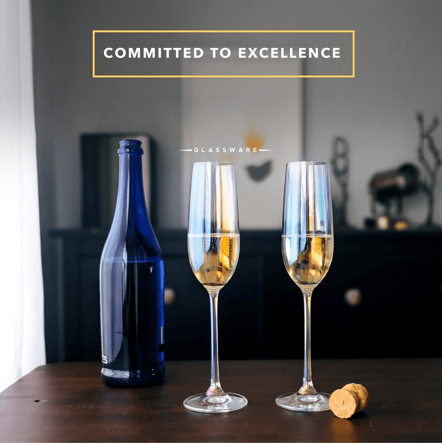 Champagne Glasses (Clear)(6 pcs)