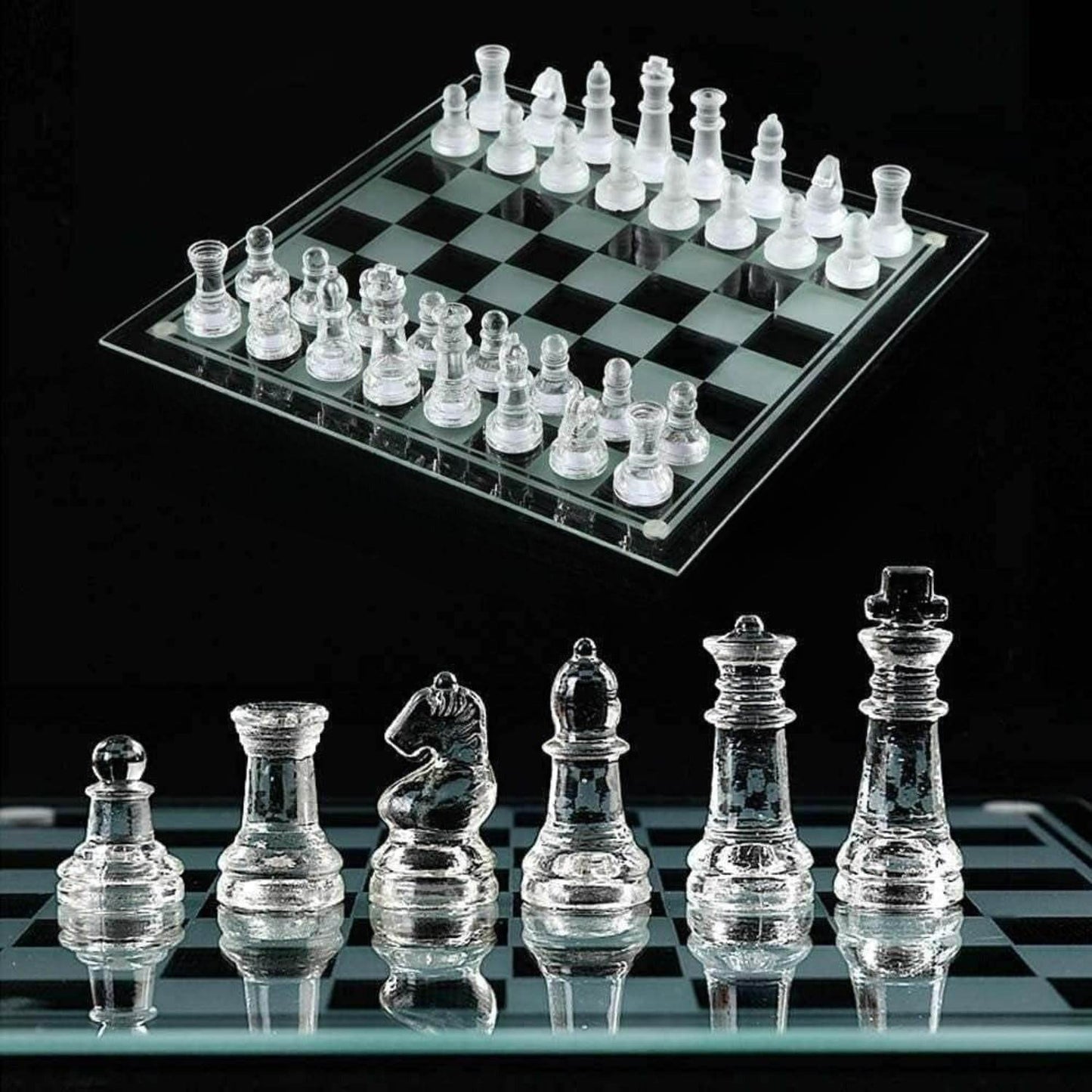 Glass Chess Set