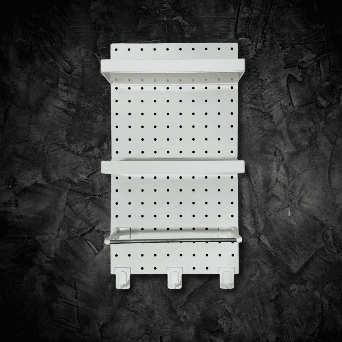 Adjustable Wall Mounted Wire Wrap Board Storage Rack