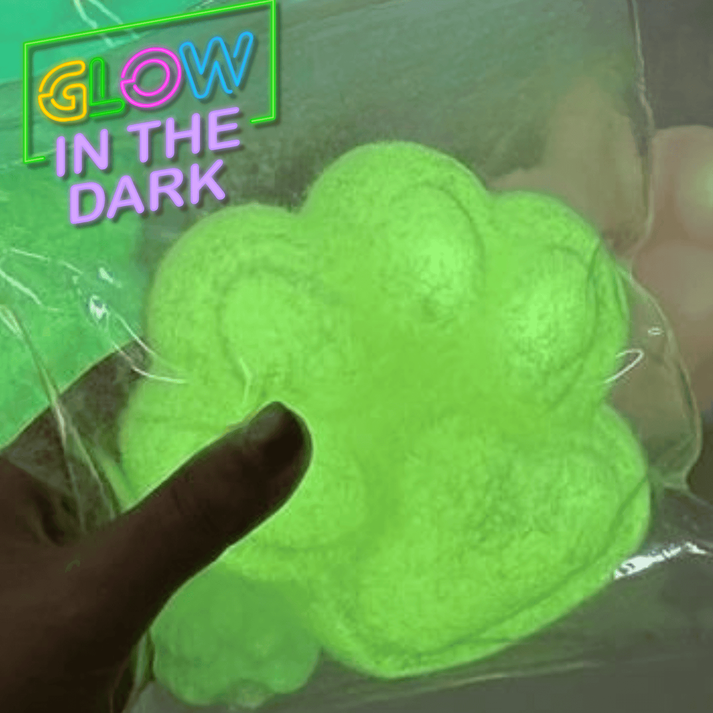 Happy Pinch Cat Paw Fur Toy (Glow In The Dark)(Each)